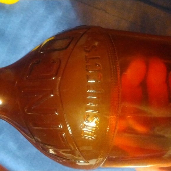 VTG LINCO Disinfects/Bleaches 32OZ Brown Glass Bottle - Picture 3 of 5